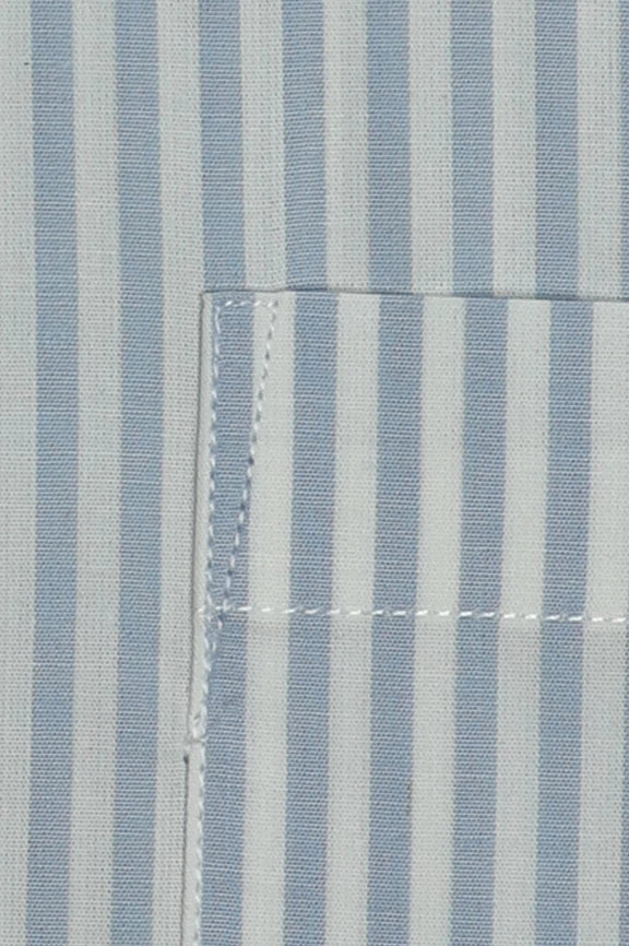 Sky Blue Bengal Stripes Formal Shirt - Image 4