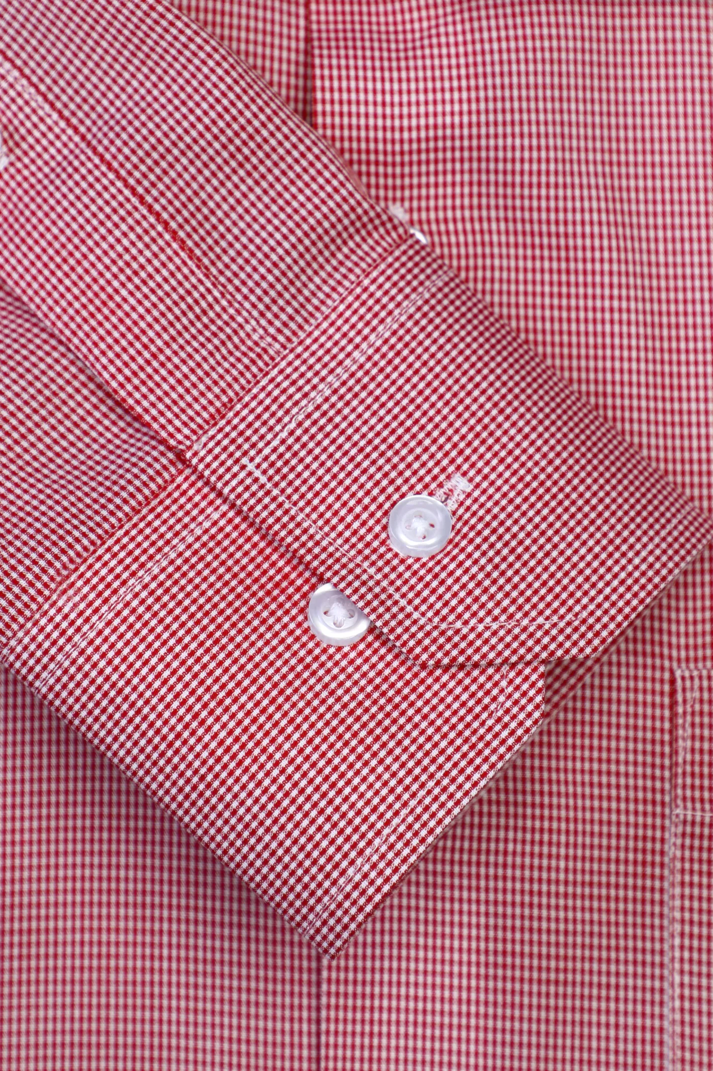 Red Houndstooth Formal Shirt - Image 3