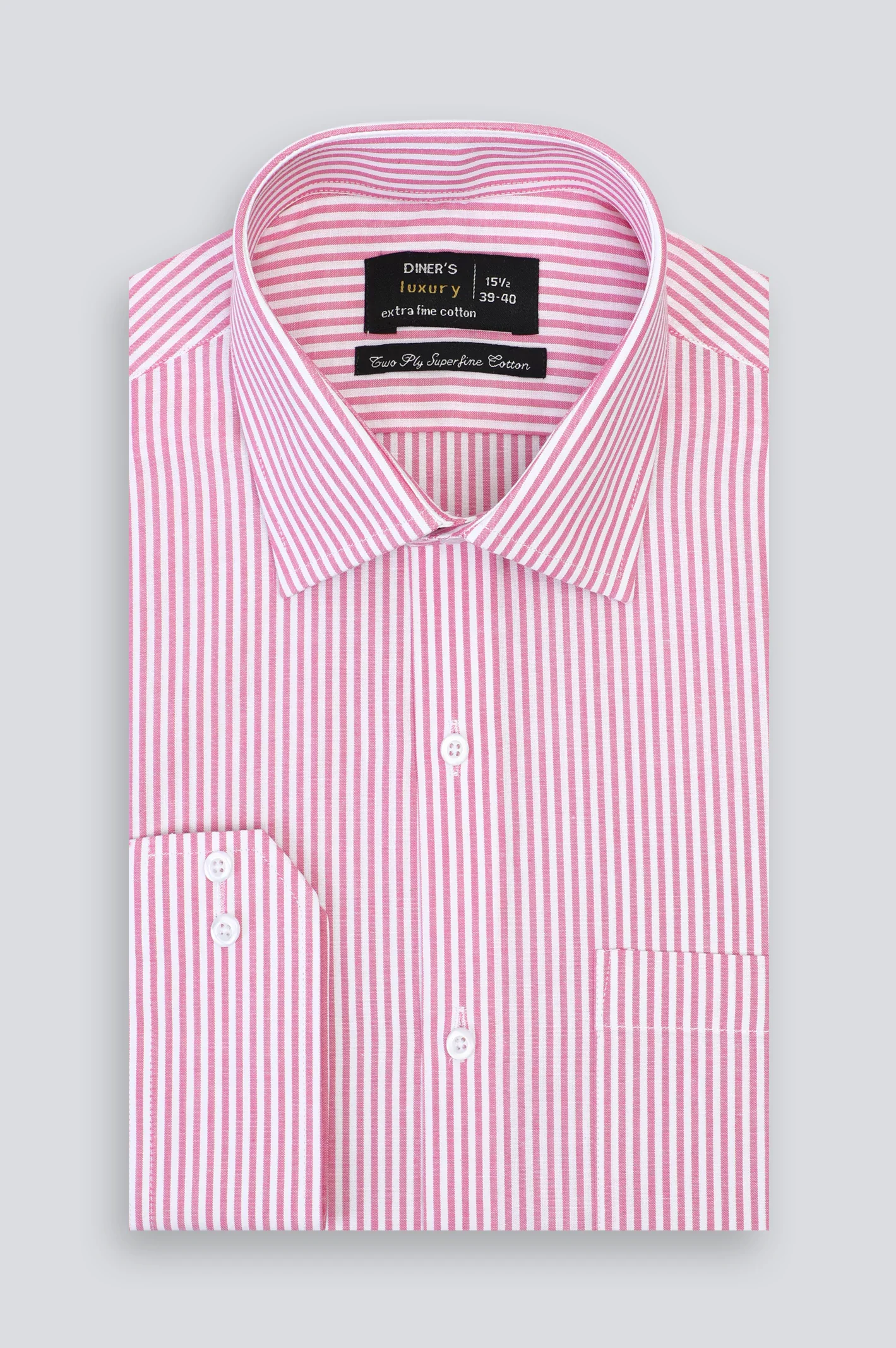 Pink Bengal Stripes Formal Shirt