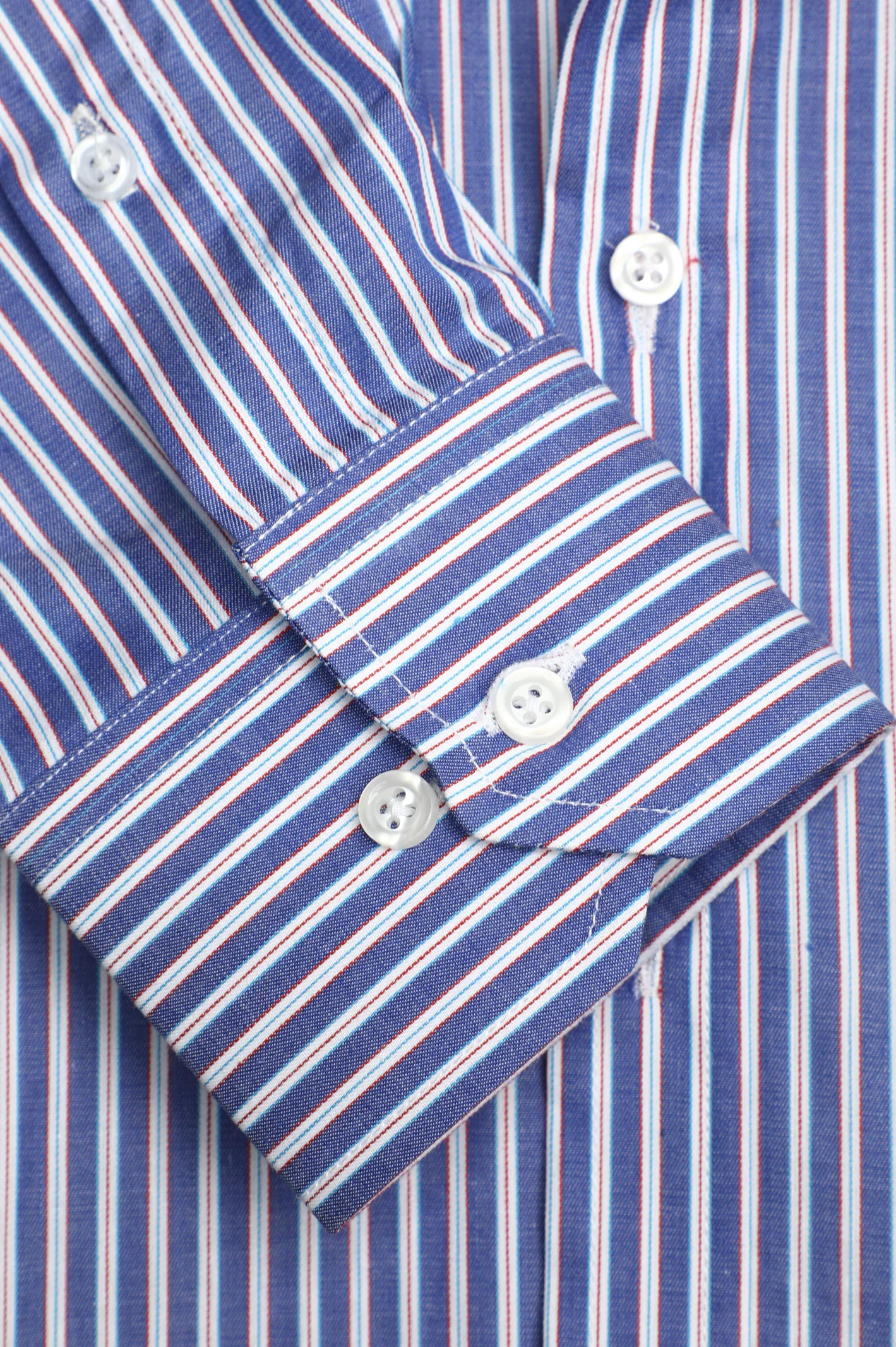 Blue Bengal Stripe Formal Shirt - Image 3