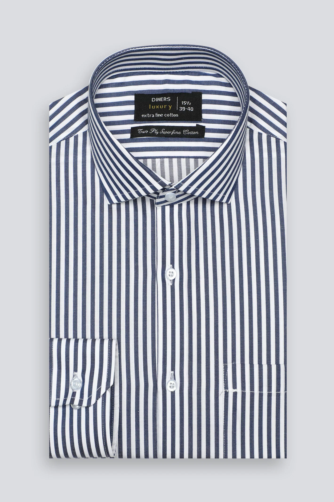 Blue Bengal Stripes Formal Shirt