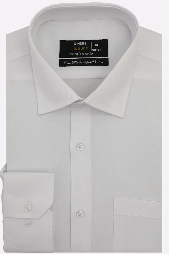 White Plain Formal Shirt