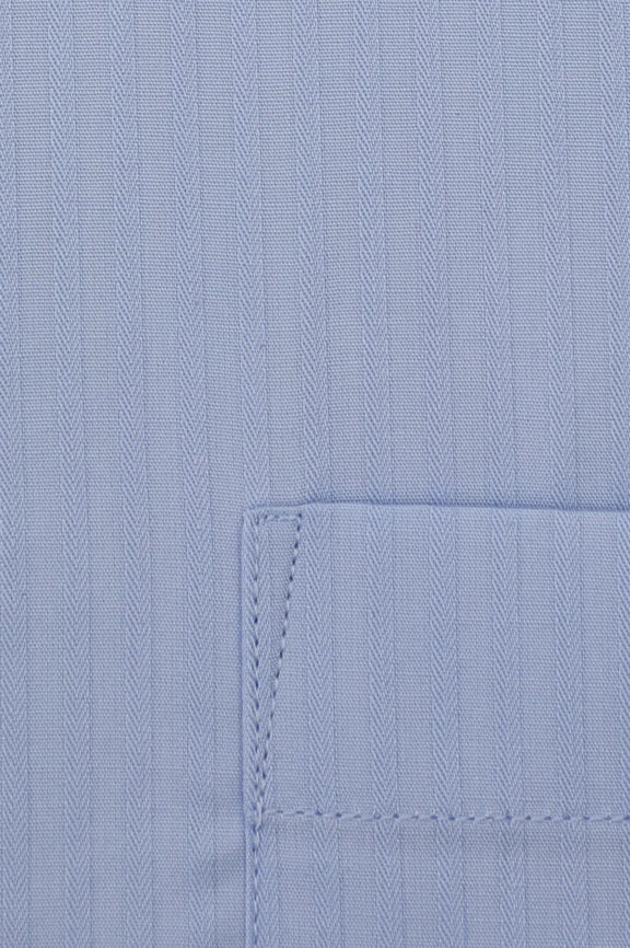 Sky Blue Stripe Textured Formal Shirt - Image 4
