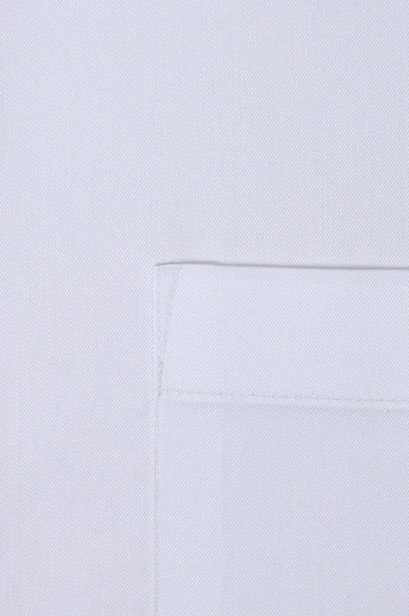 White Self Twill Texture Formal Shirt - Image 4