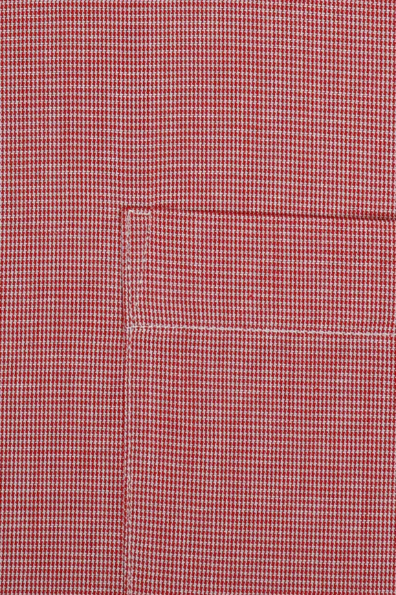 Red Self Textured Formal Shirt - Image 4