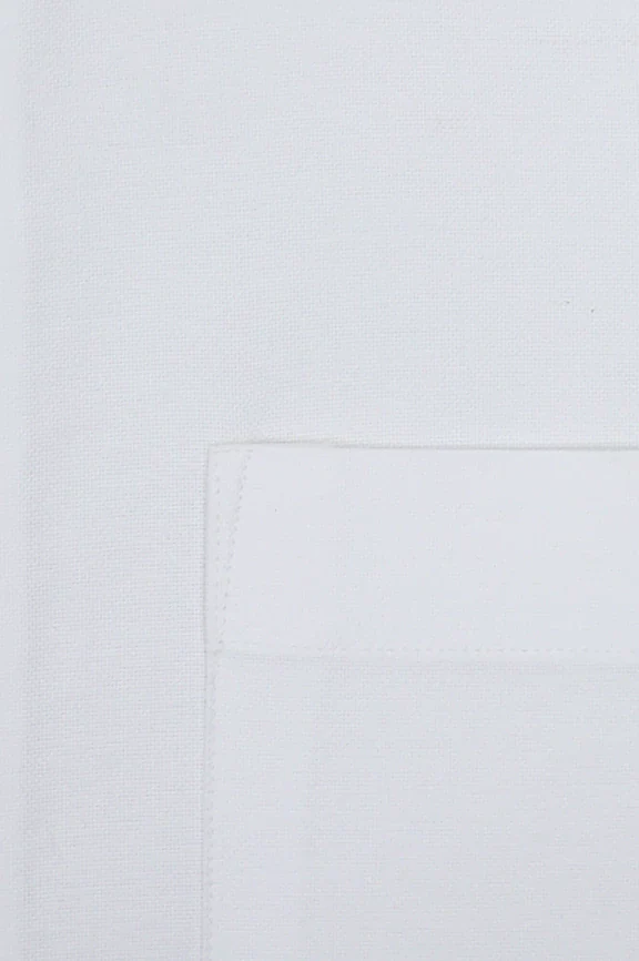 White Plain Formal Shirt - Image 4