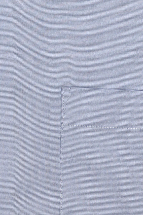 Sky Blue Self Textured Formal Shirt - Image 4