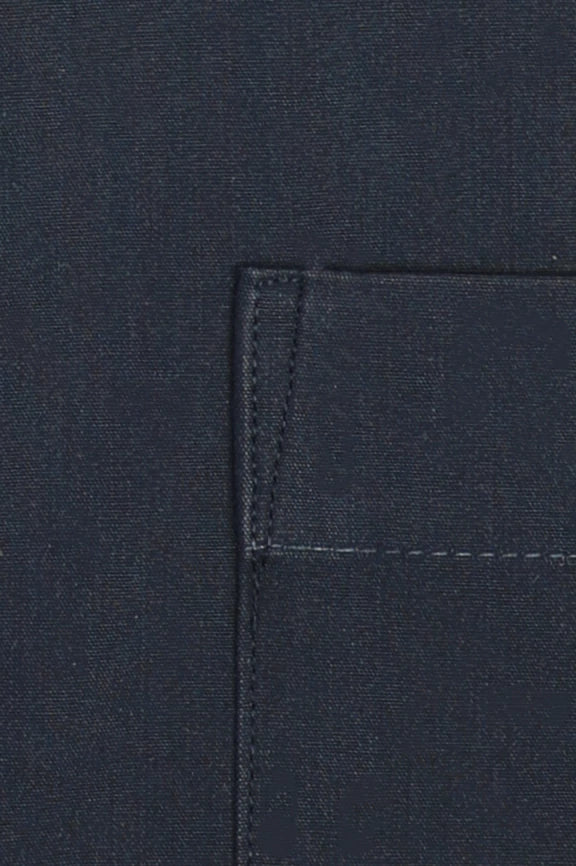 Navy Blue Self Textured Formal Shirt - Image 4