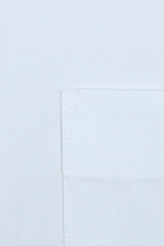 White Plain Formal Shirt - Image 4