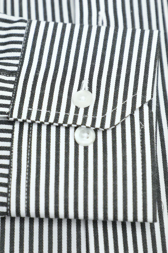 Black Bengal Stripes Formal Shirt - Image 3