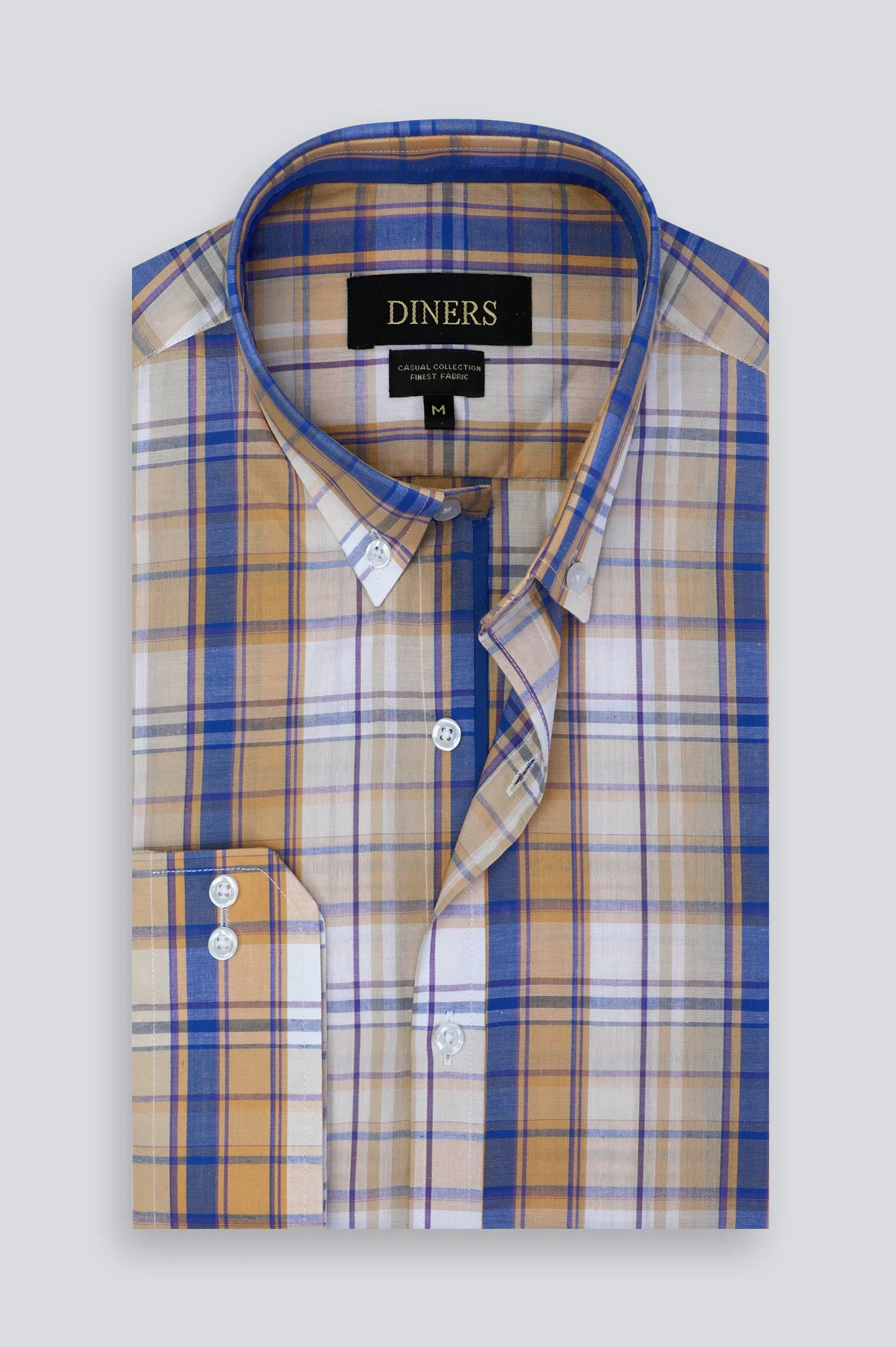 Multicolor Glen Plaid Check Casual Shirt - Image 4