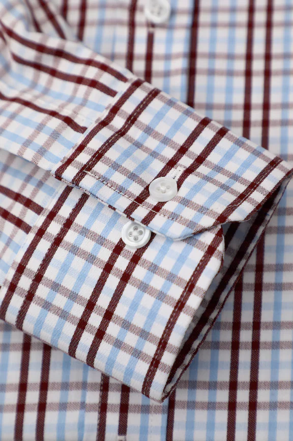 Multicolor Tattersall Check Casual Shirt - Image 3