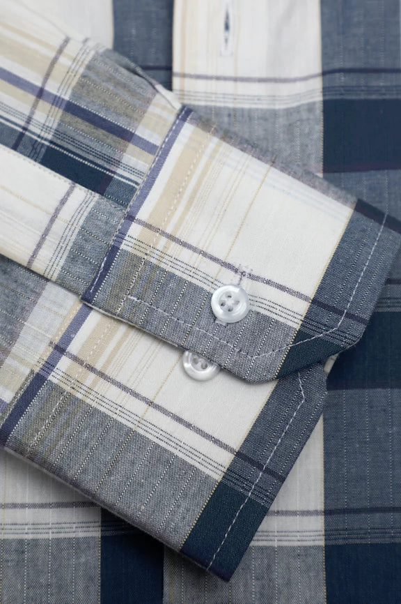 Multicolor Plaid Check Casual Shirt - Image 3