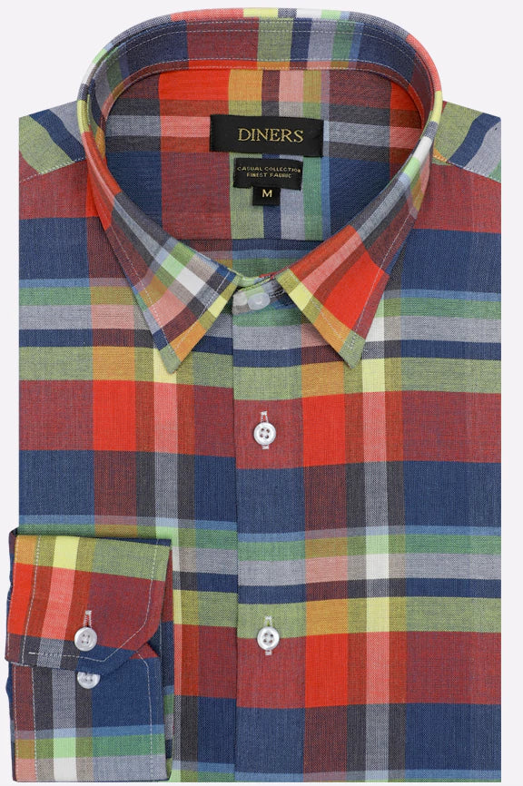 Multicolor Check Casual Shirt