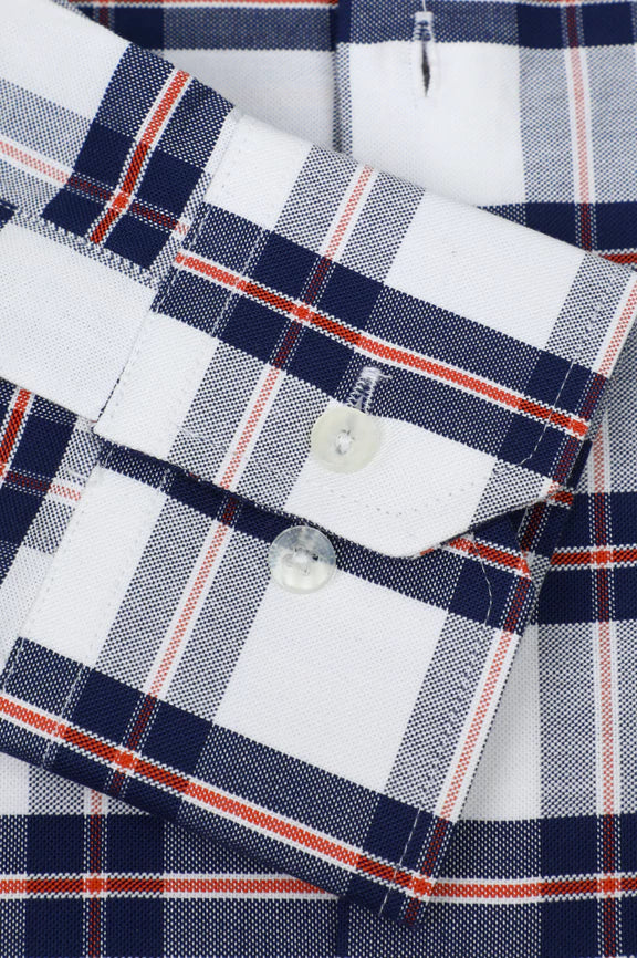 Multicolor Tattersall Check Casual Shirt - Image 3