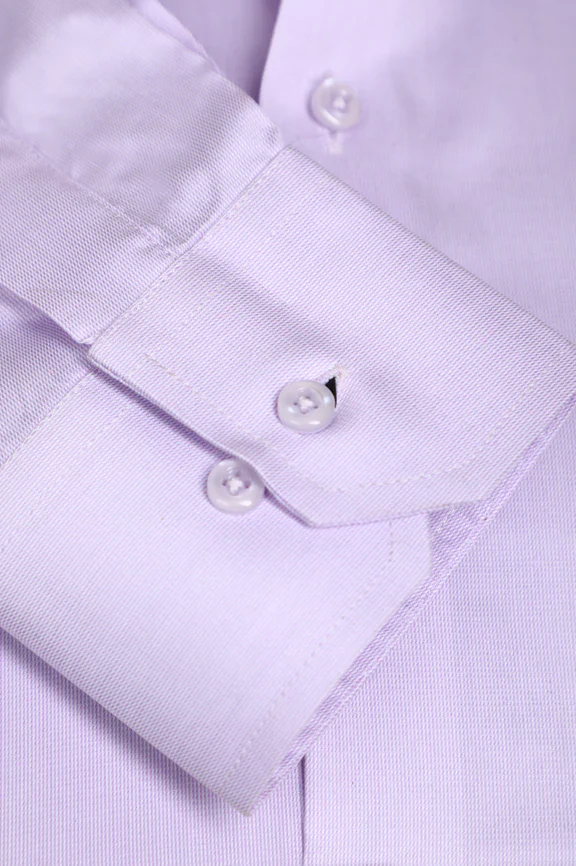 Purple Self Textured Formal Autograph Shirt - Image 3