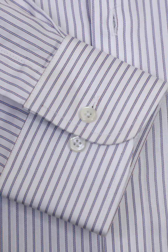 Multicolor Stripes Formal Autograph Shirt - Image 3