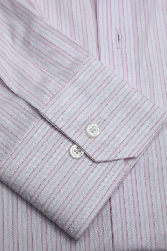 Pink Stripes Formal Autograph Shirt - Image 3