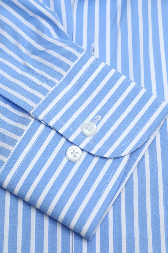 Blue Stripes Formal Autograph Shirt - Image 3