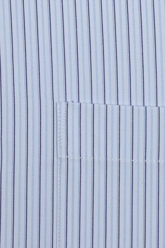 Blue Stripes Formal Autograph Shirt - Image 4