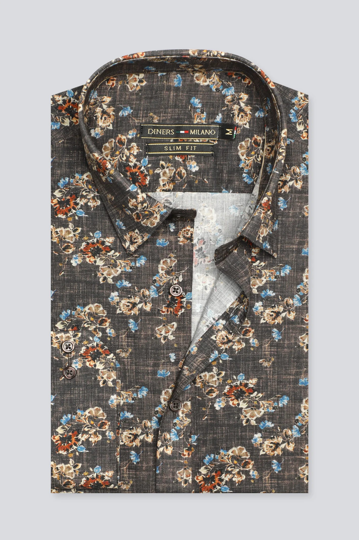 Multicolor Floral Printed Casual Milano Shirt - Image 4