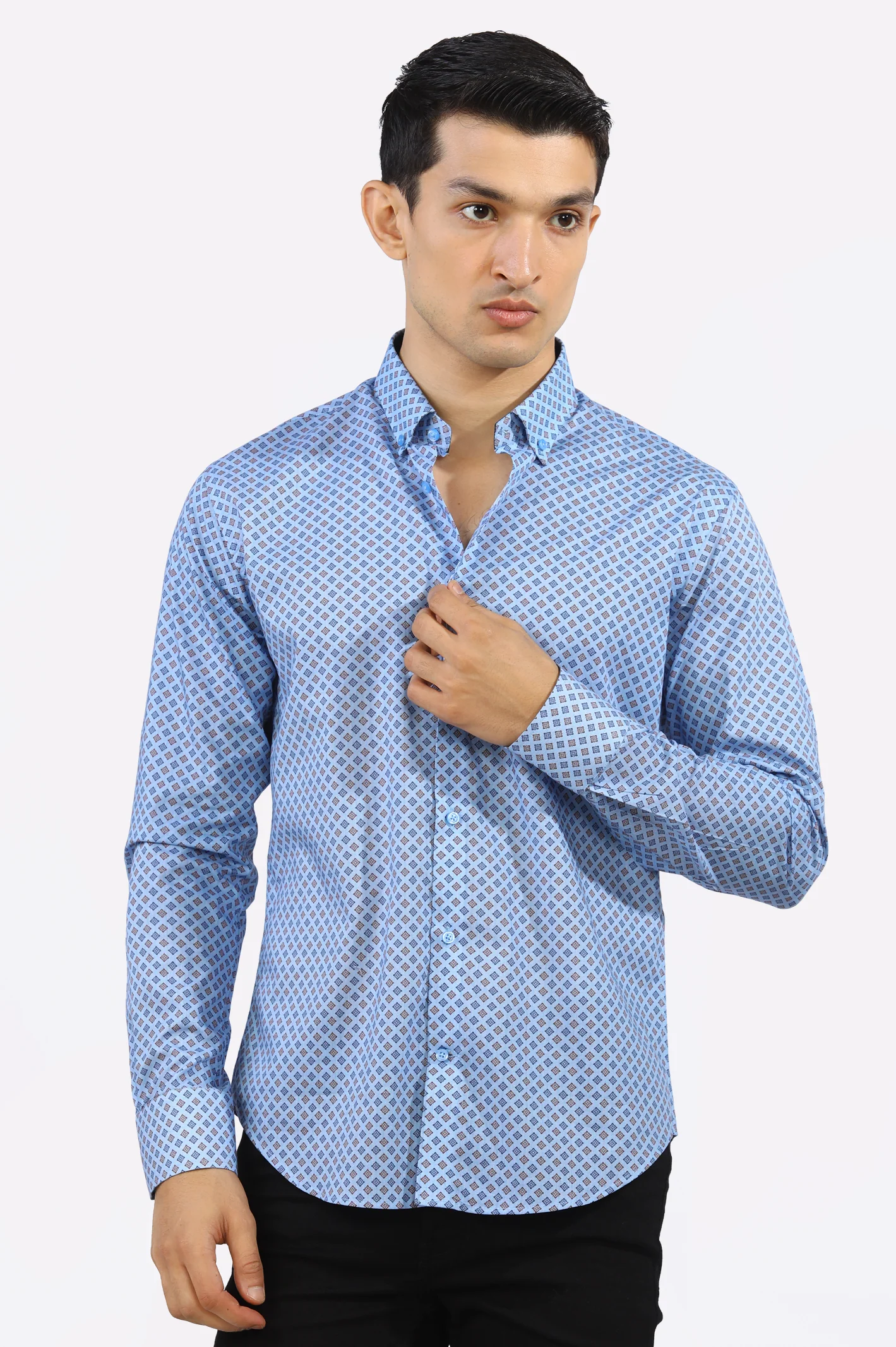 Multicolor Printed Casual Milano Shirt