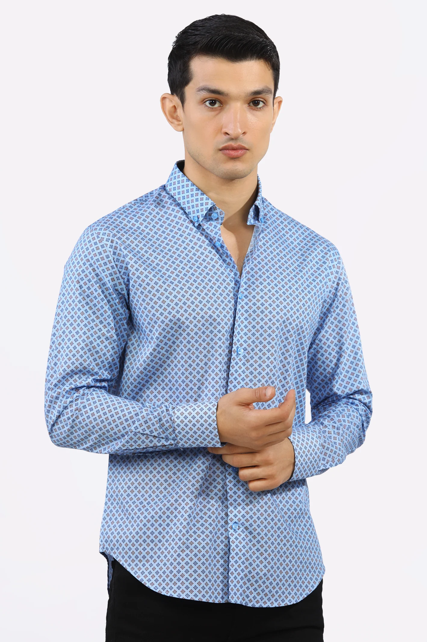 Multicolor Printed Casual Milano Shirt - Image 3