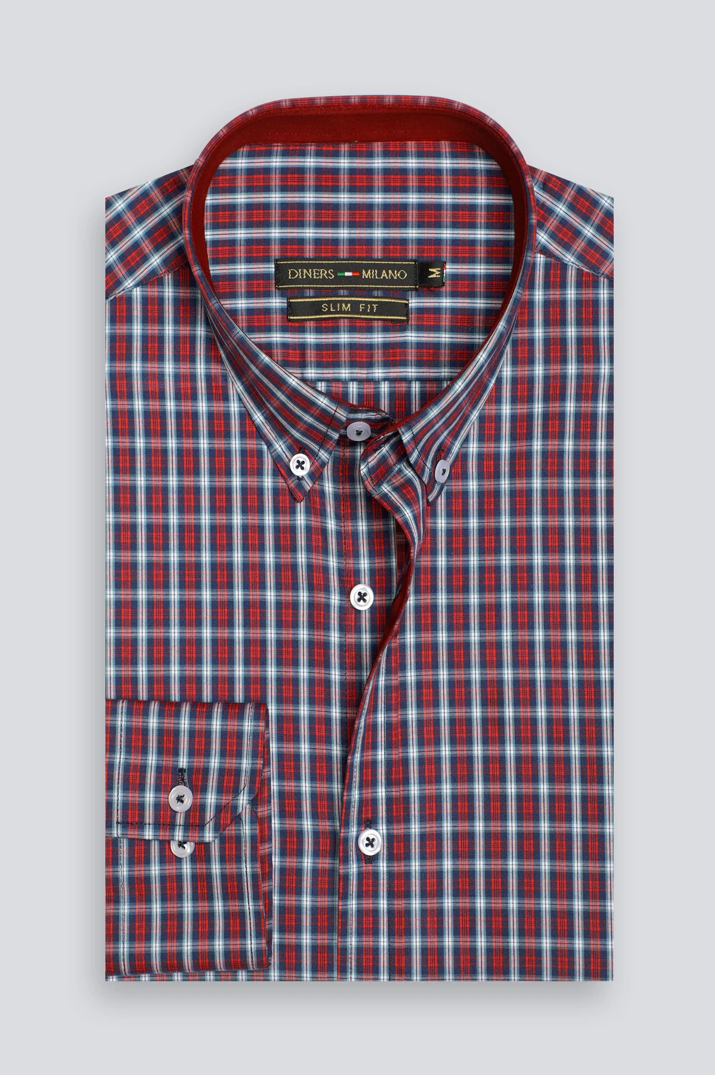Multicolor Tattersall Check Casual Shirt - Image 4