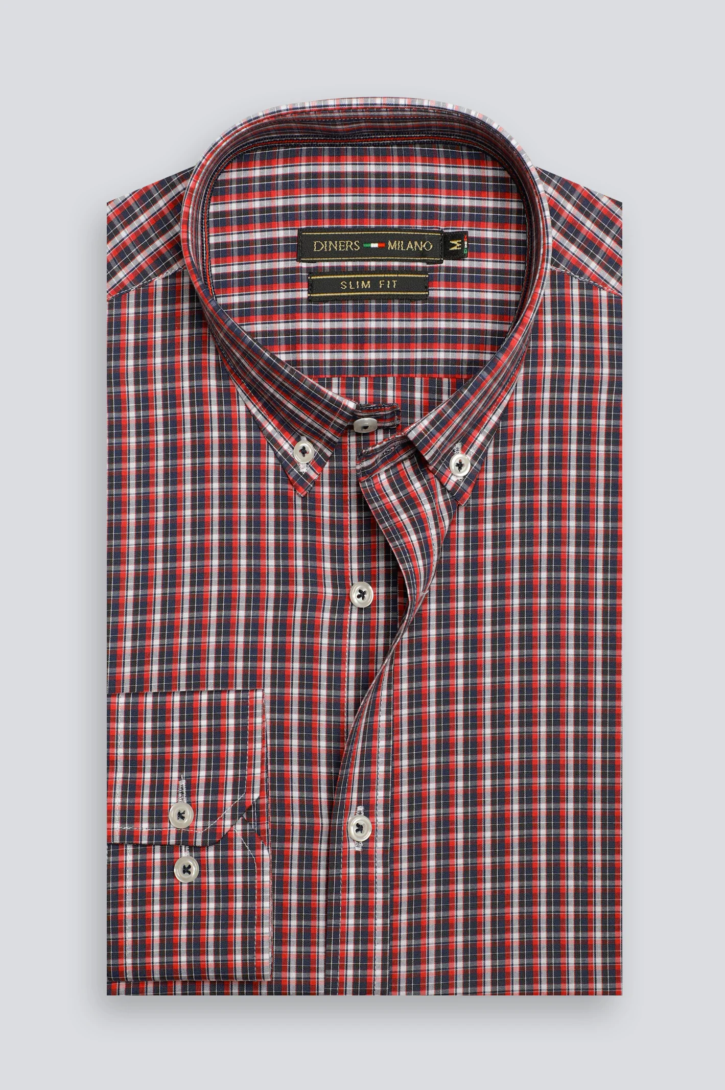 Multicolor Tattersall Check Casual Shirt - Image 4
