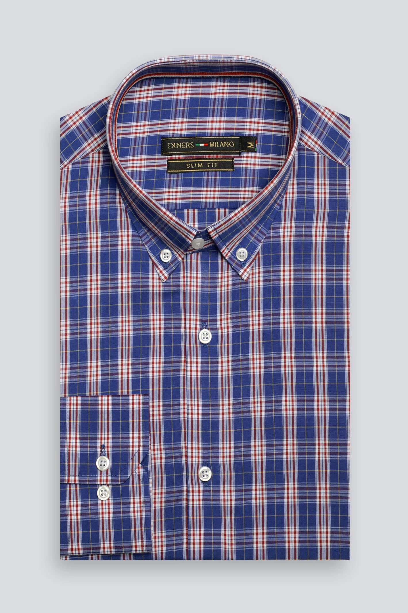 Multicolor Glen Plaid Check Casual Shirt