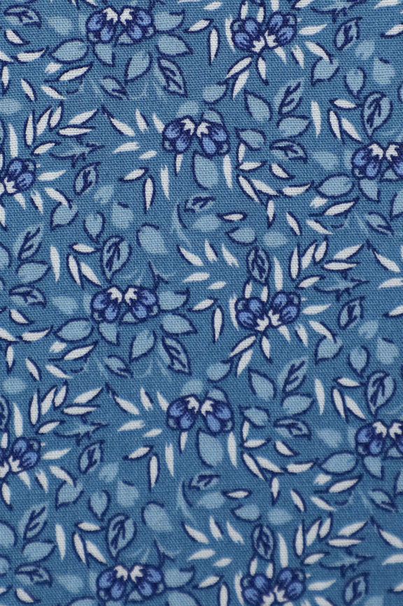 Blue Printed Casual Shirt (Half Sleeves) - Image 4