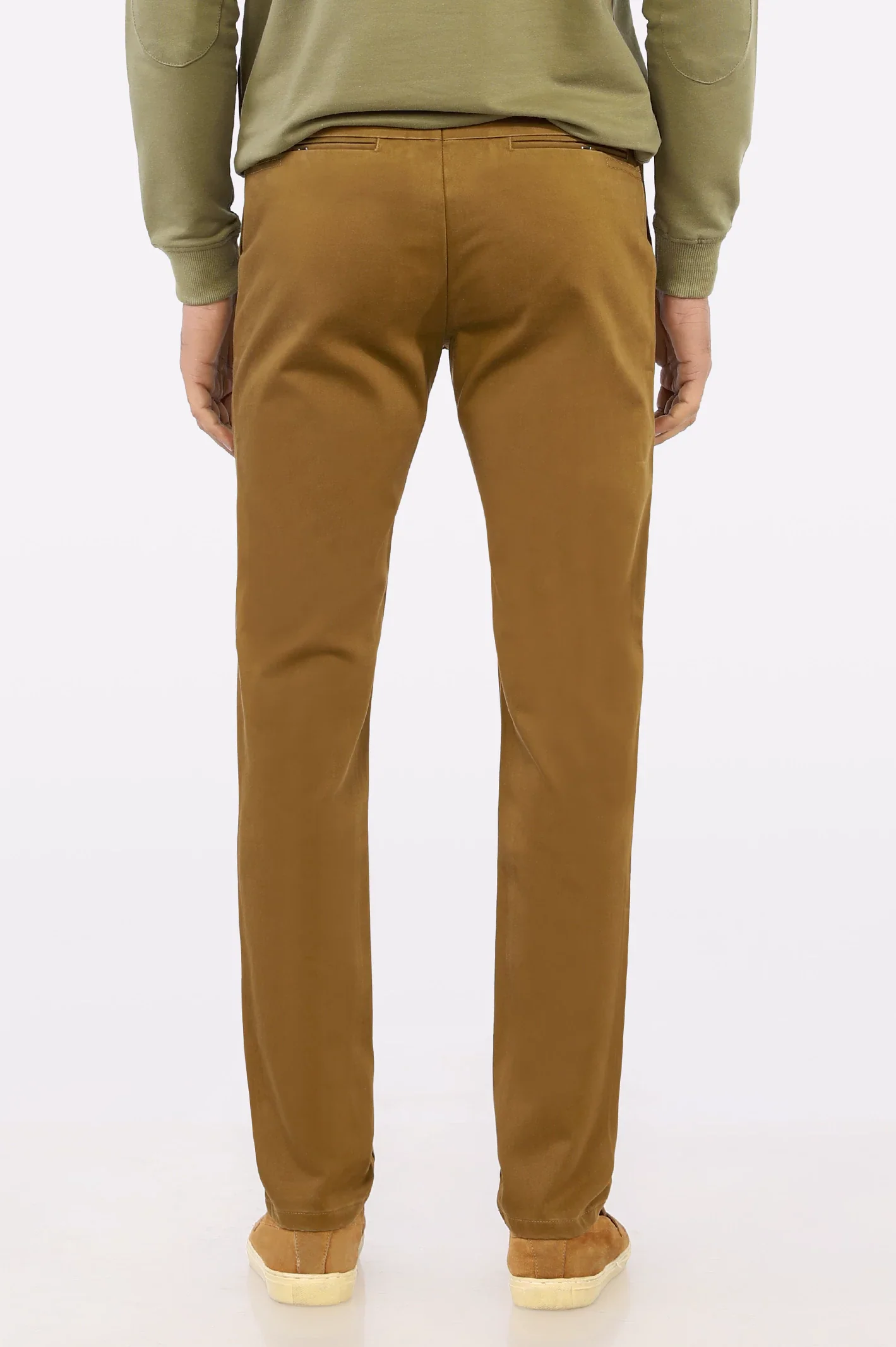 Brown Smart Fit Cotton Chino - Image 4