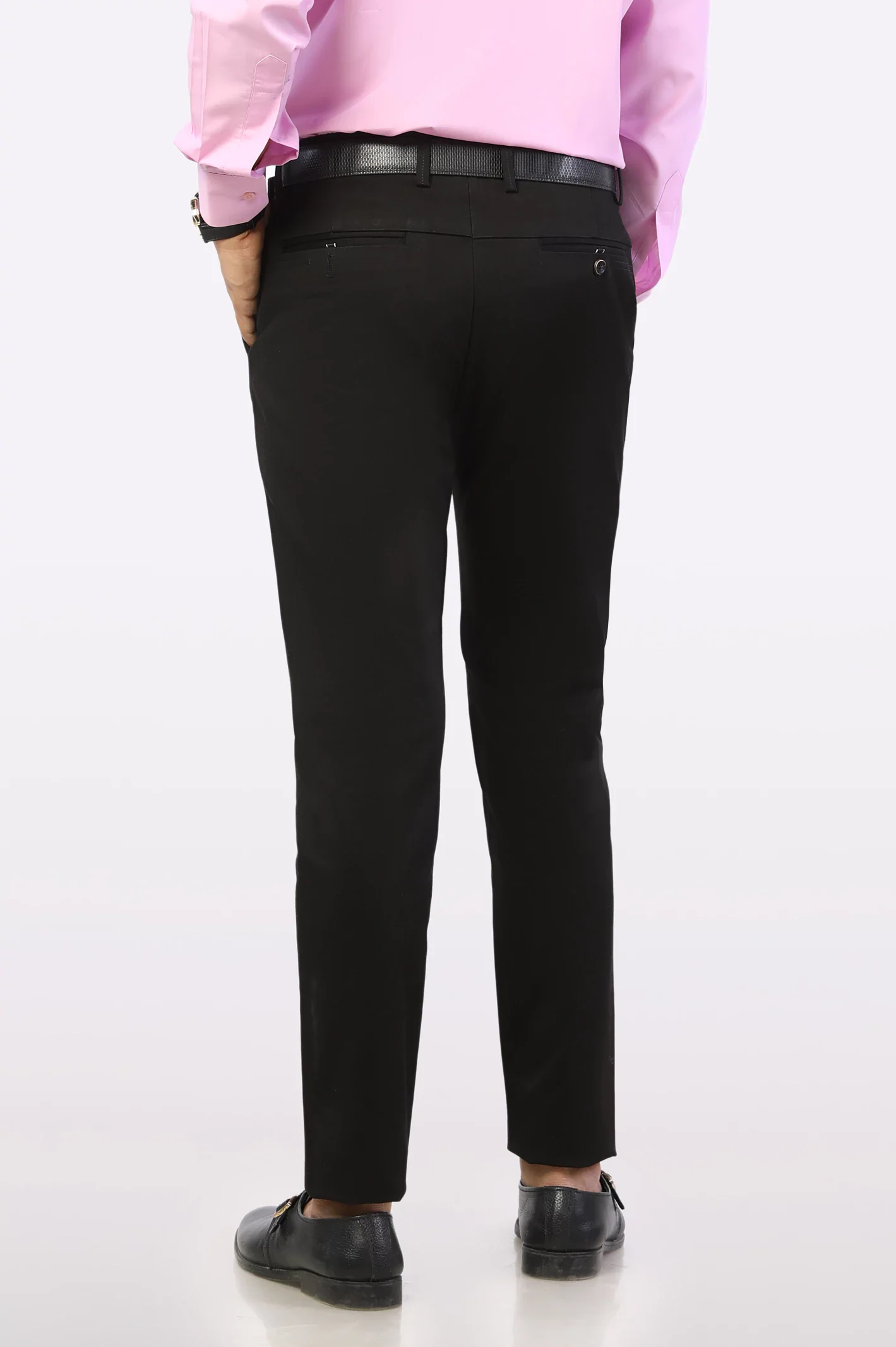 Black Smart Fit Cotton Chino - Image 3