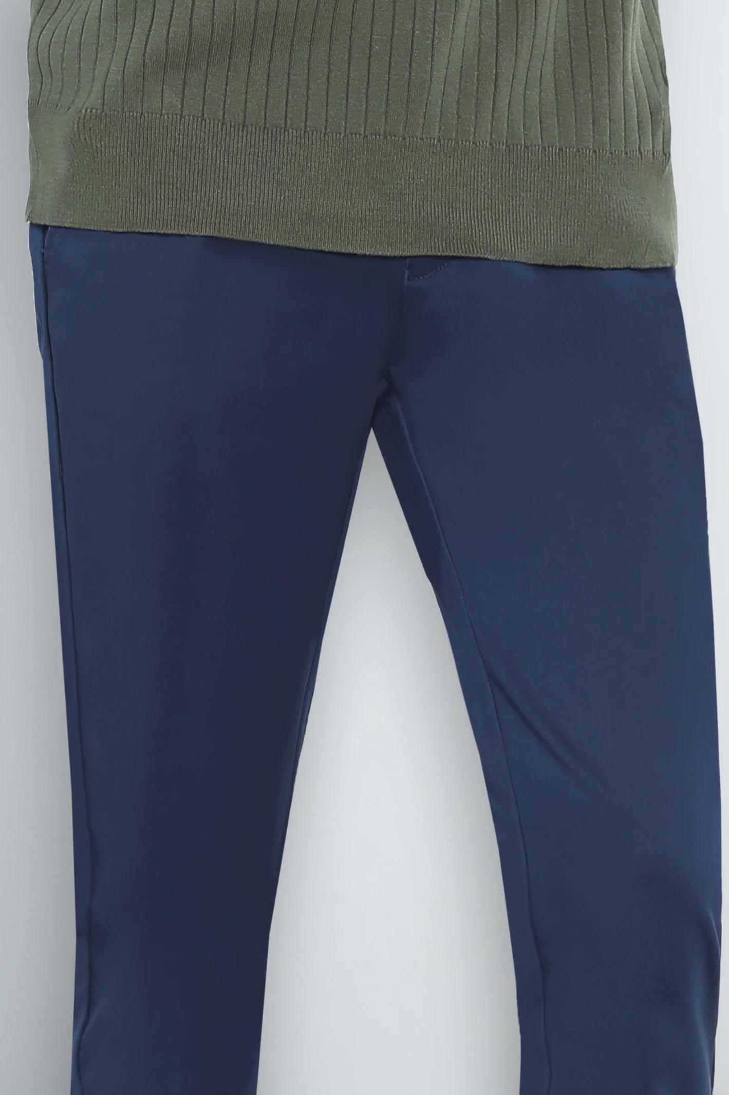 Royal Blue Smart Fit Cotton Chino - Image 2