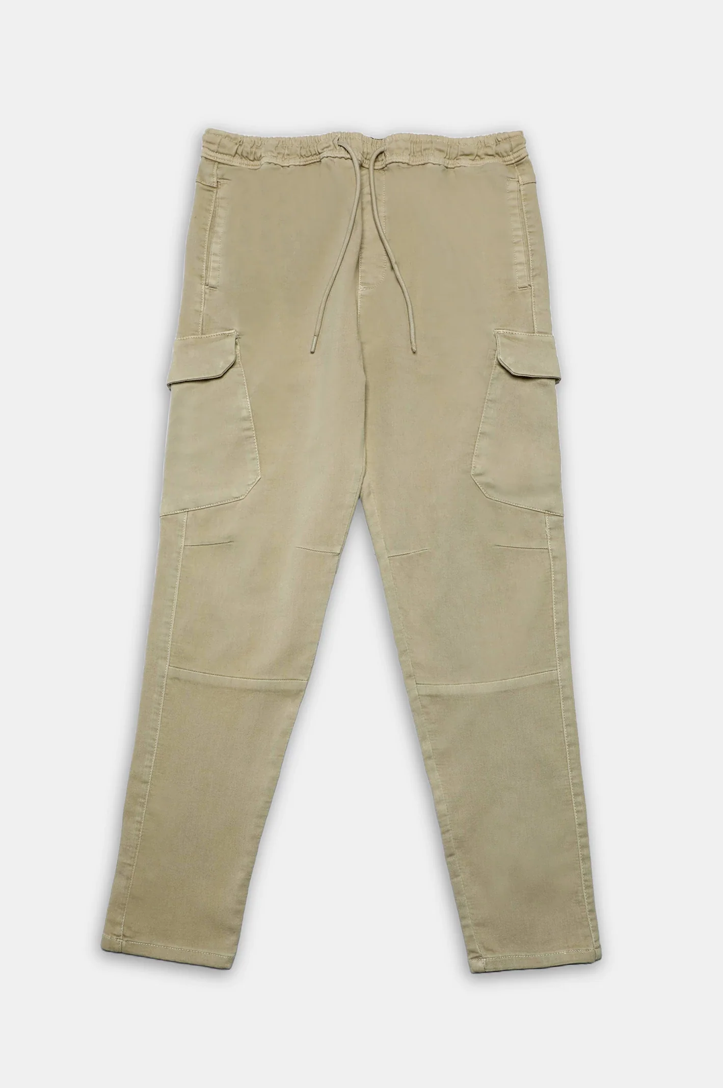 Beige Smart Fit Cargo Pants - Image 4