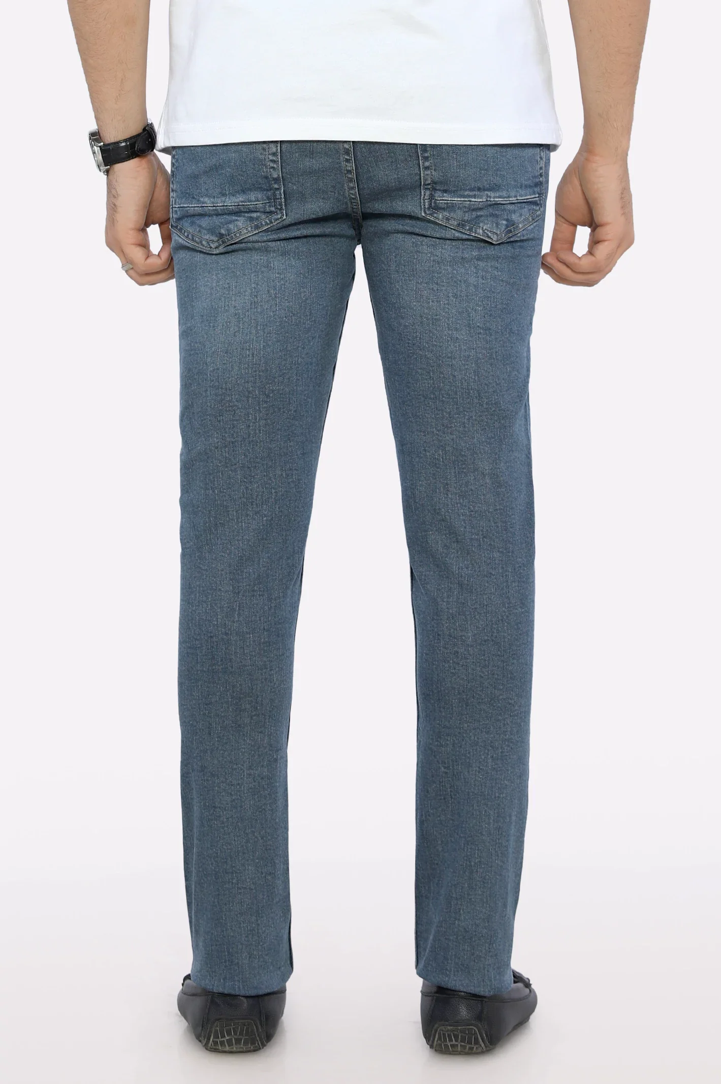 Light Blue Slim Fit Jeans - Image 3