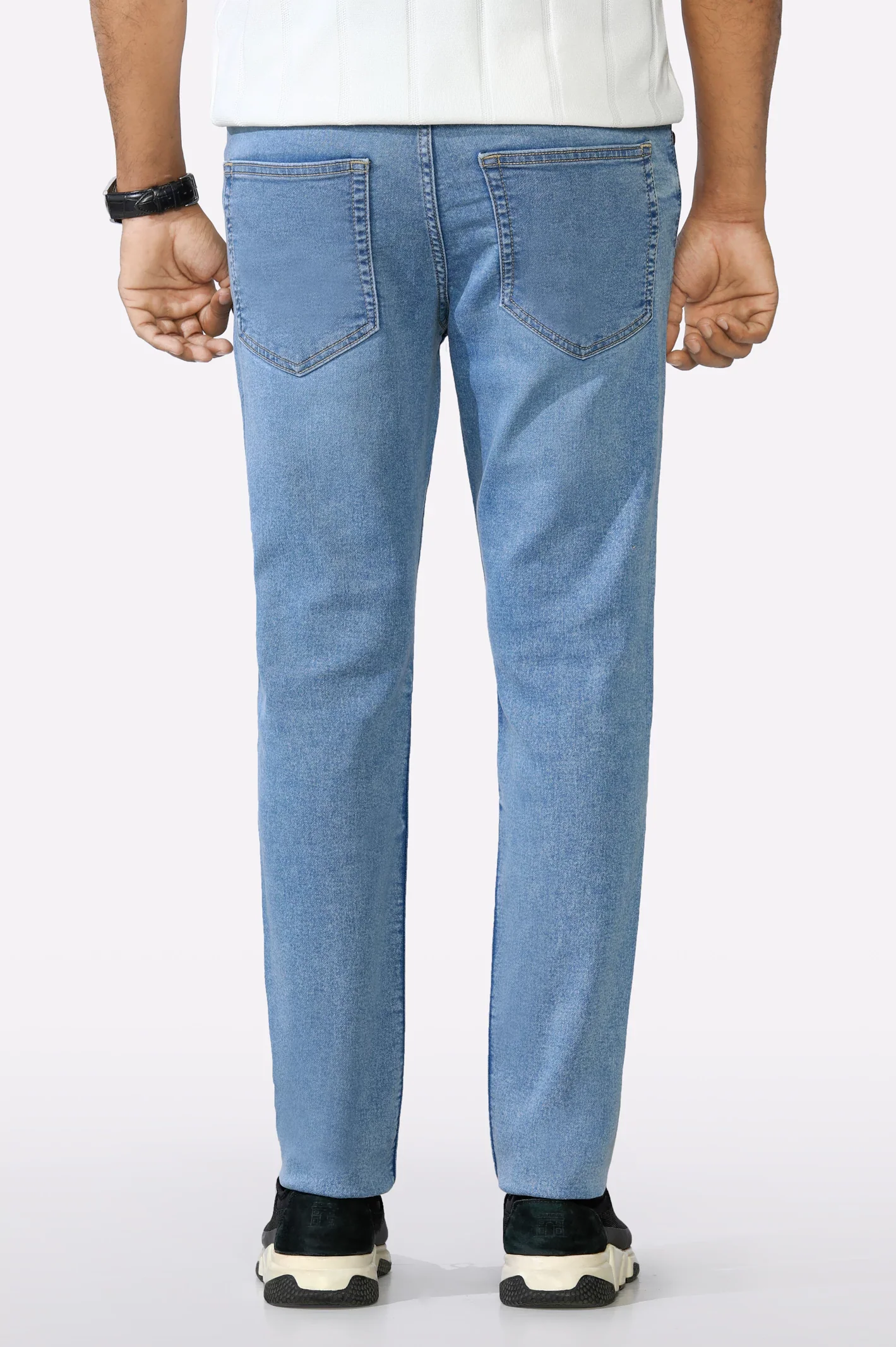 Medium Blue Modern Slim Fit Jeans - Image 3