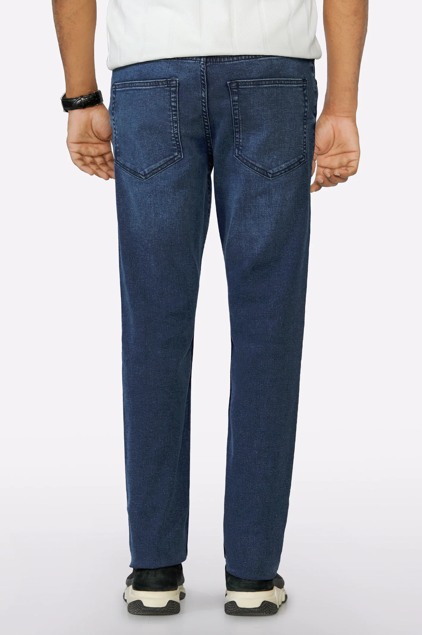 Medium Blue Modern Slim Fit Jeans - Image 3
