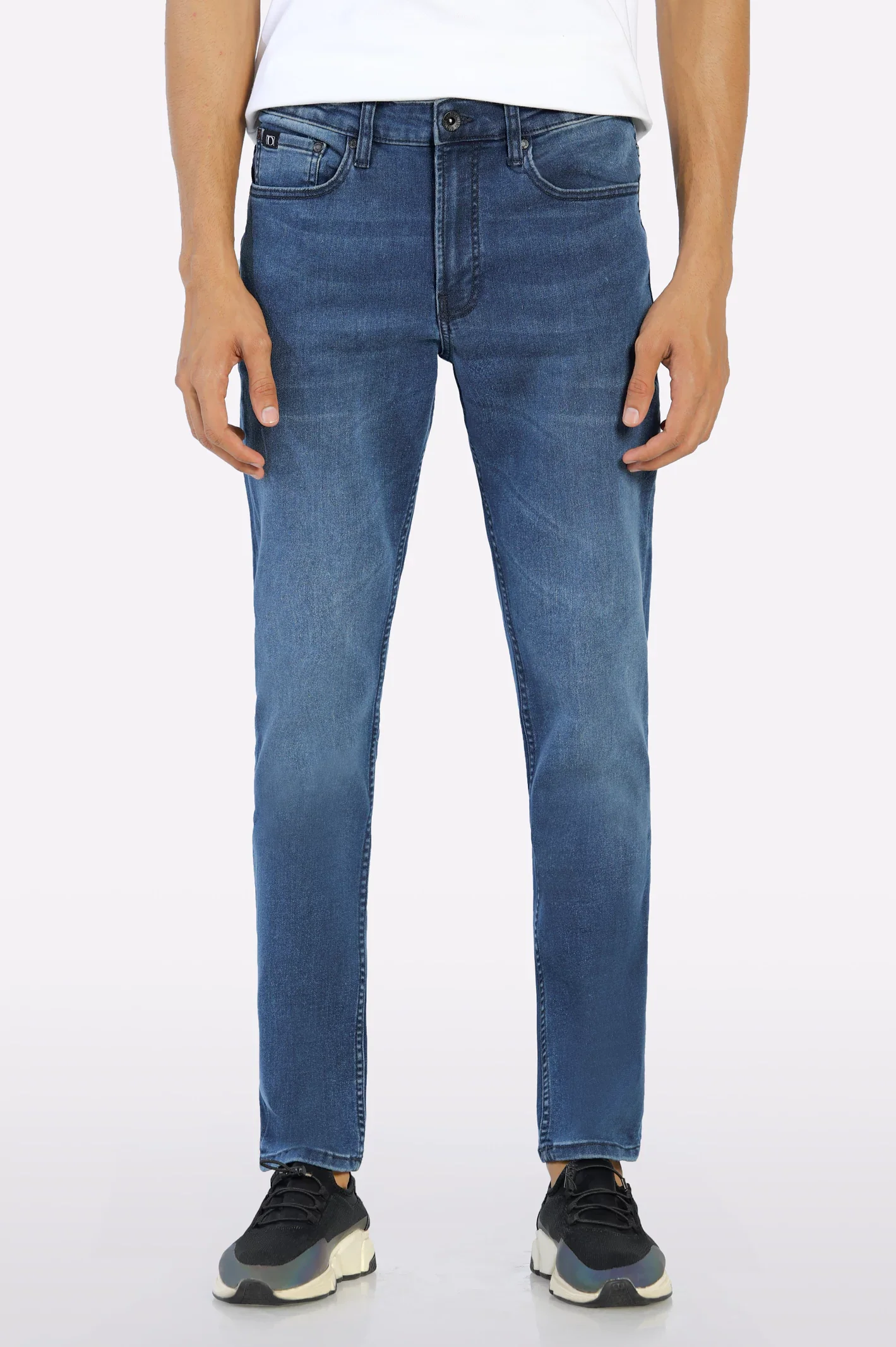 Light Blue Modern Slim Fit Jeans