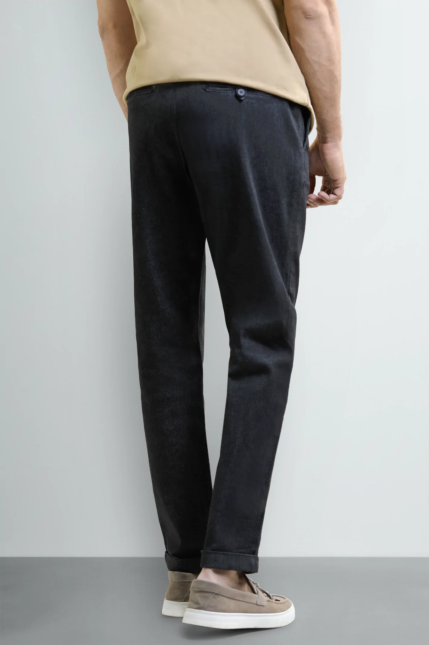 Black Slim Fit Jeans - Image 3