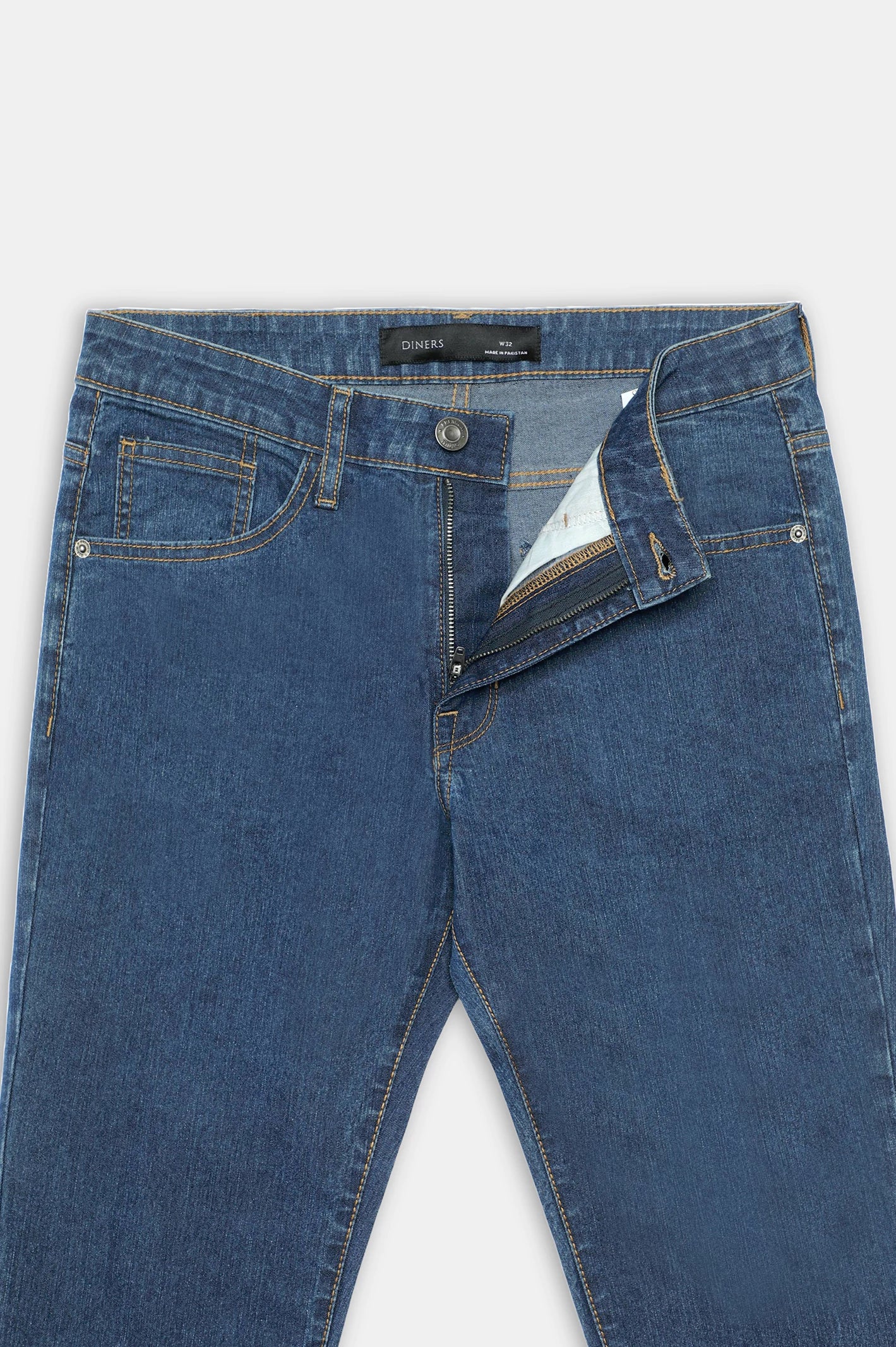 Medium Blue Slim Fit Jeans - Image 5