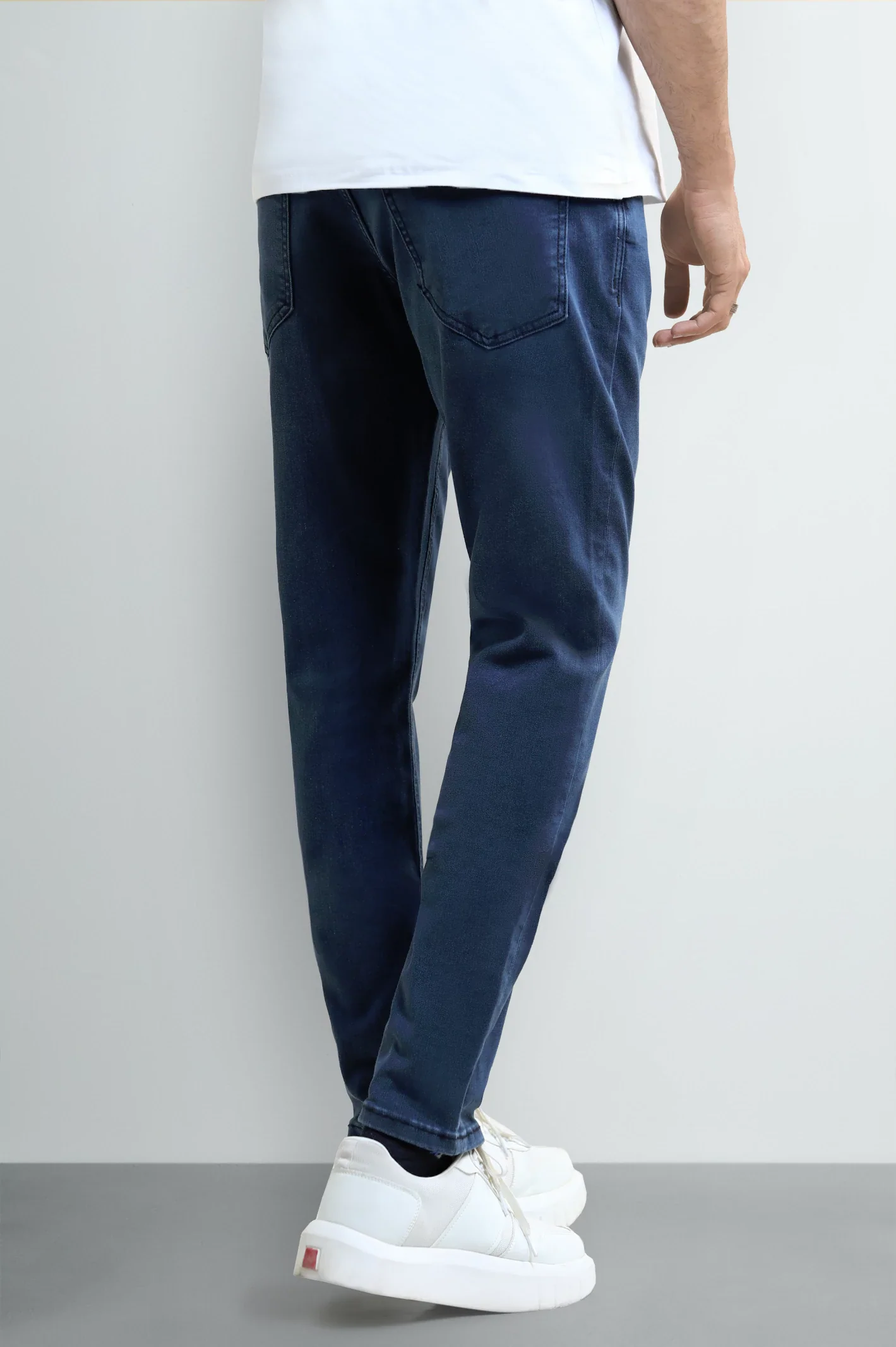 Medium Blue Slim Fit Jeans - Image 3