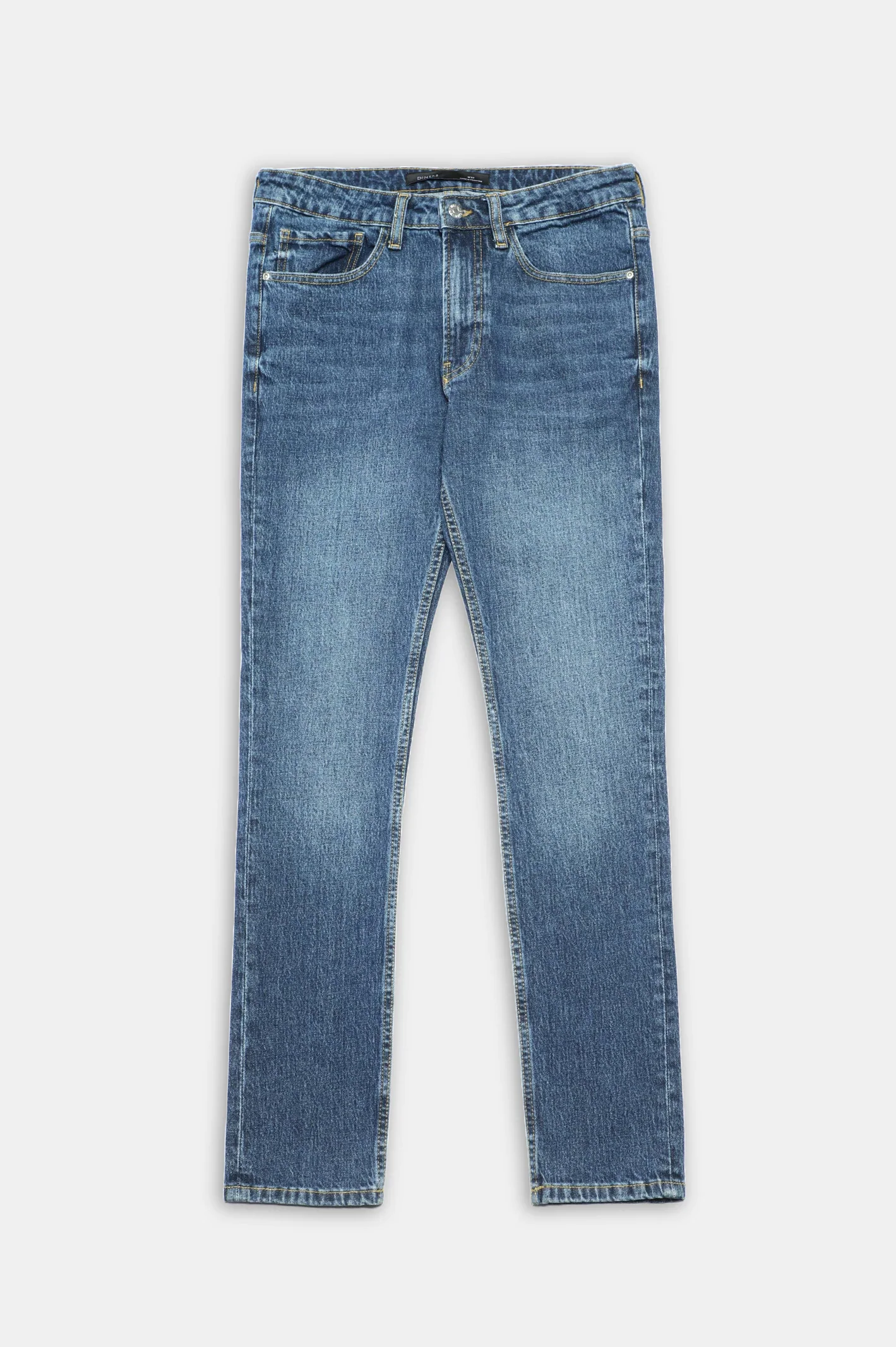 Medium Blue Slim Fit Jeans - Image 4