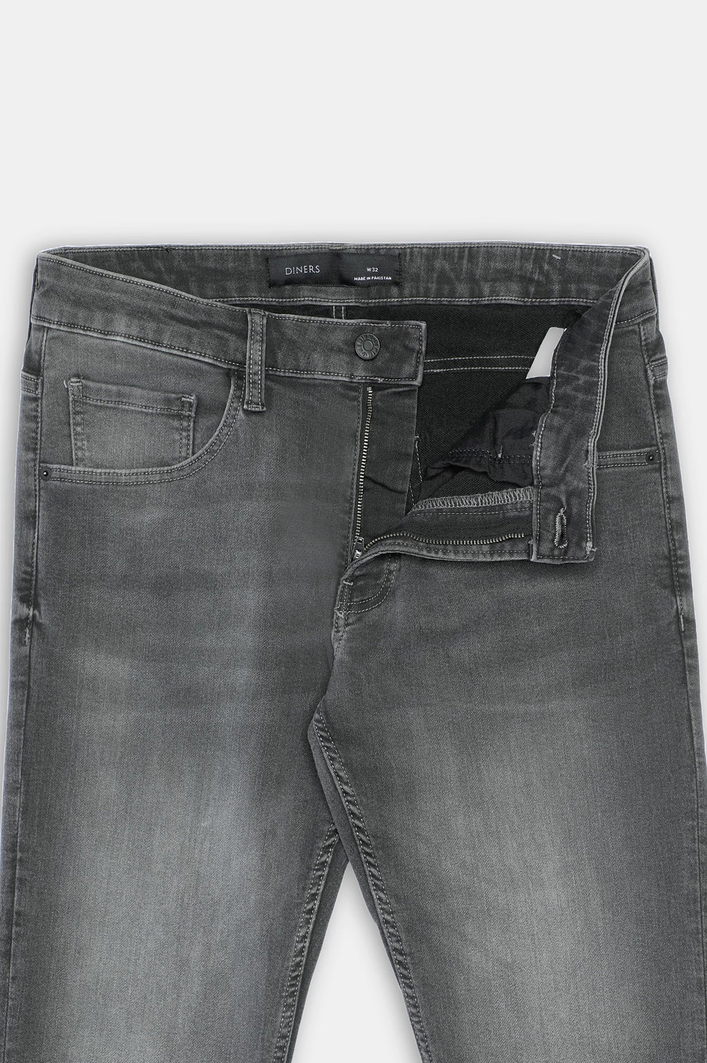 Light Grey Slim Fit Jeans - Image 5