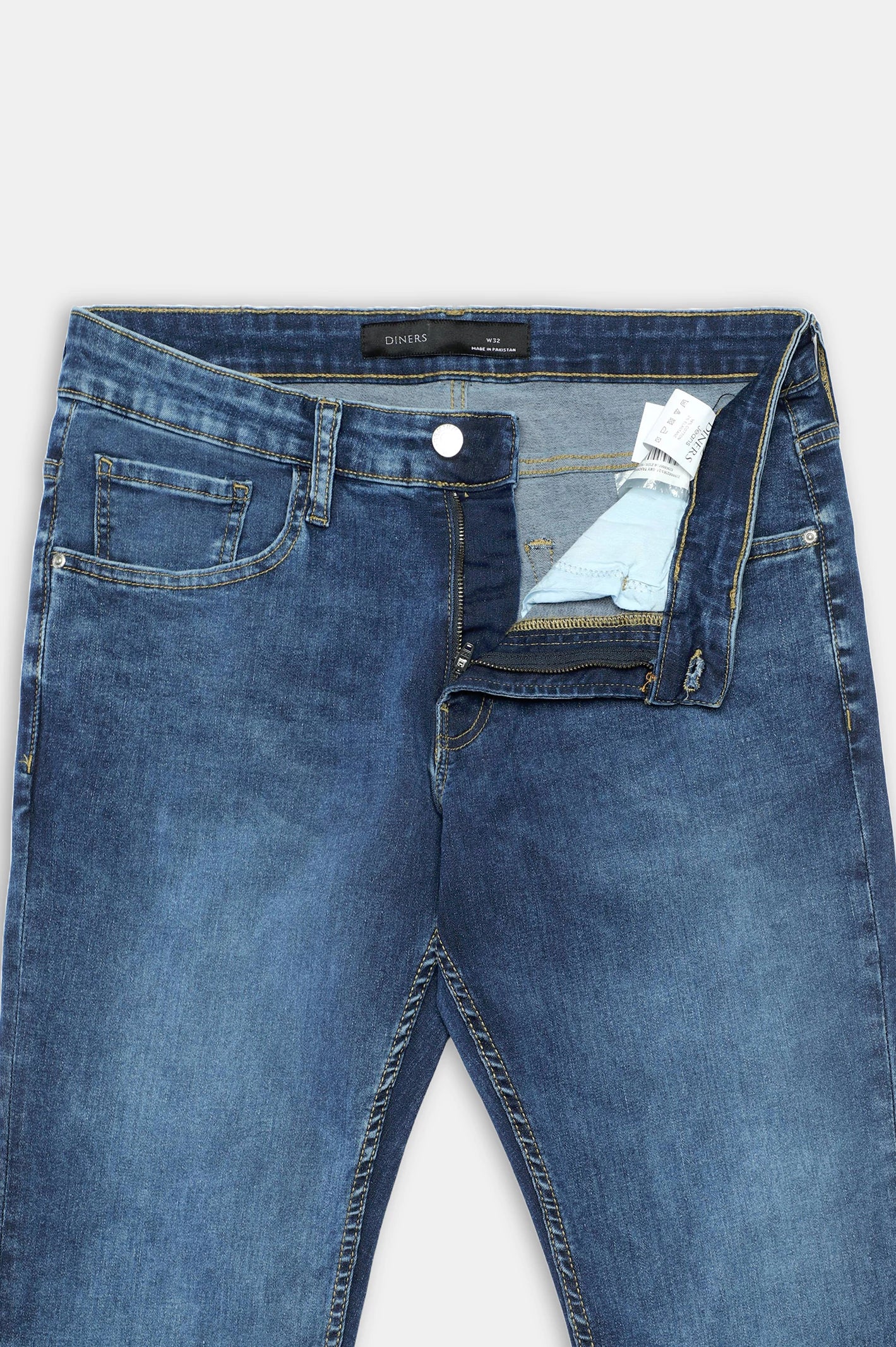 Medium Blue Slim Fit Jeans - Image 5