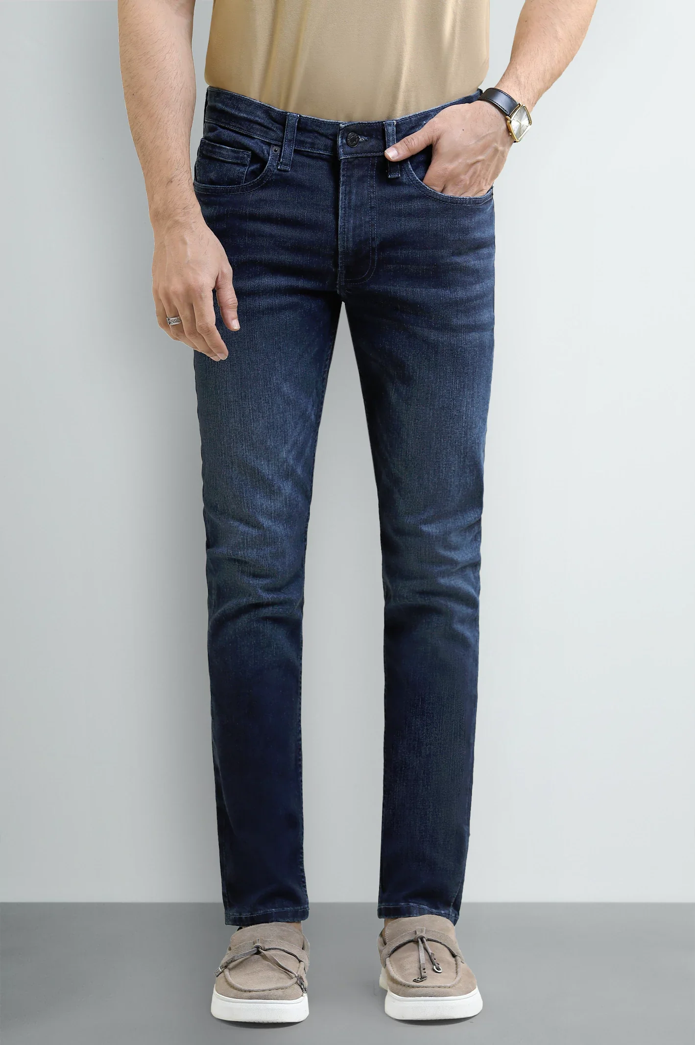 Dark Blue Slim Fit Jeans