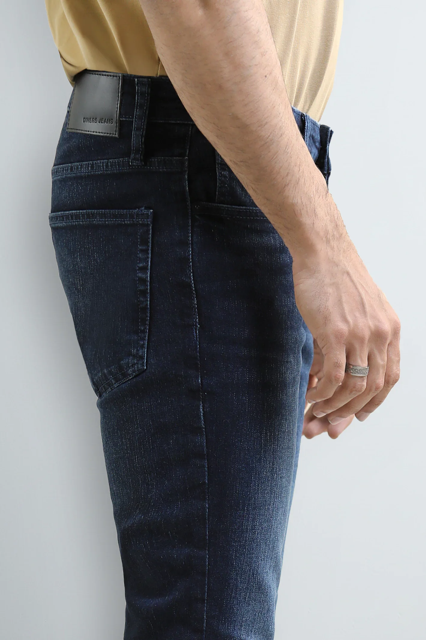 Dark Blue Slim Fit Jeans - Image 2
