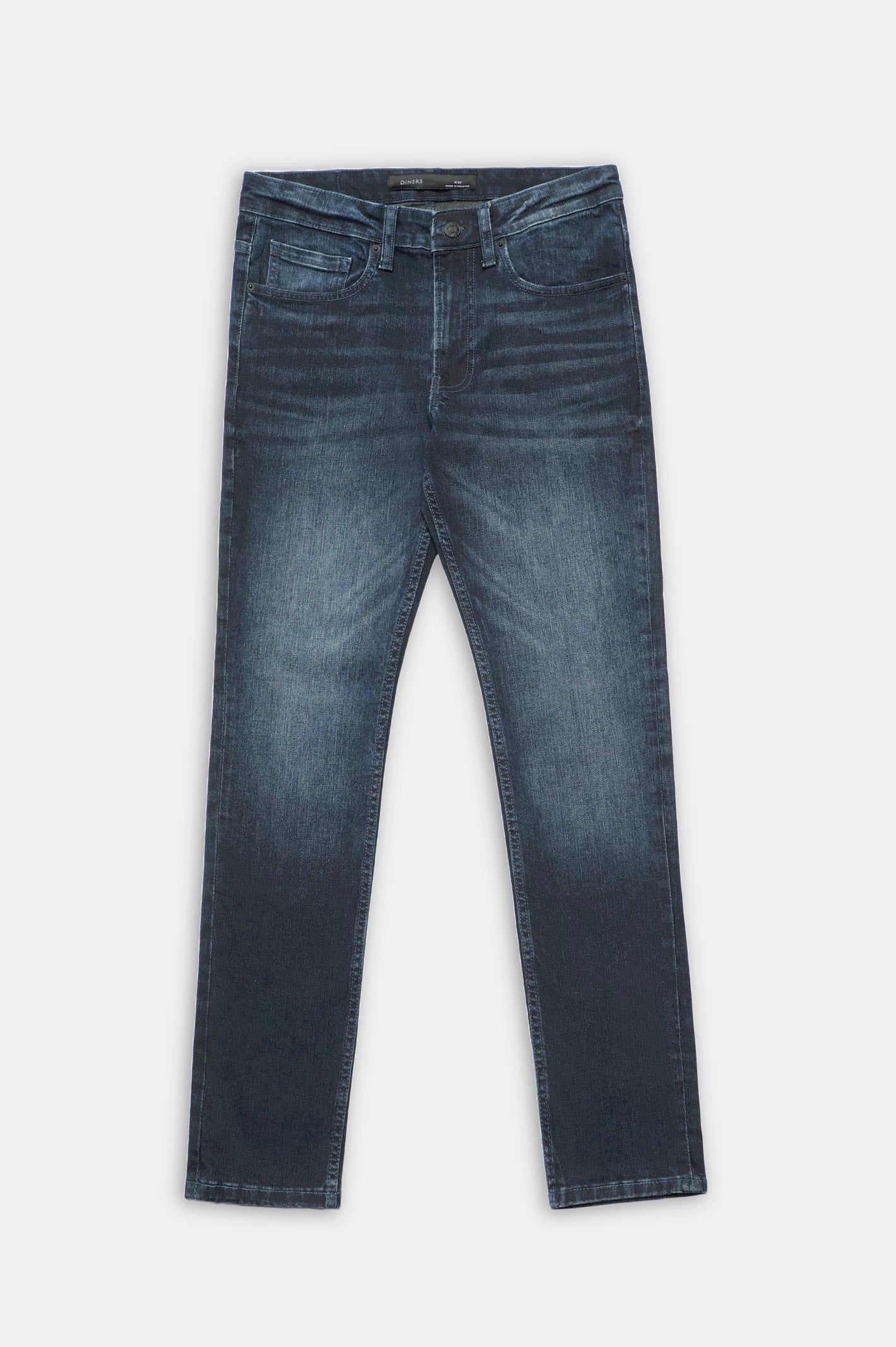 Dark Blue Slim Fit Jeans - Image 4