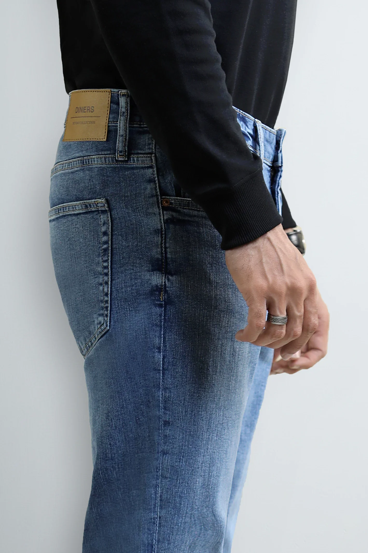 Light Blue Slim Fit Jeans - Image 2