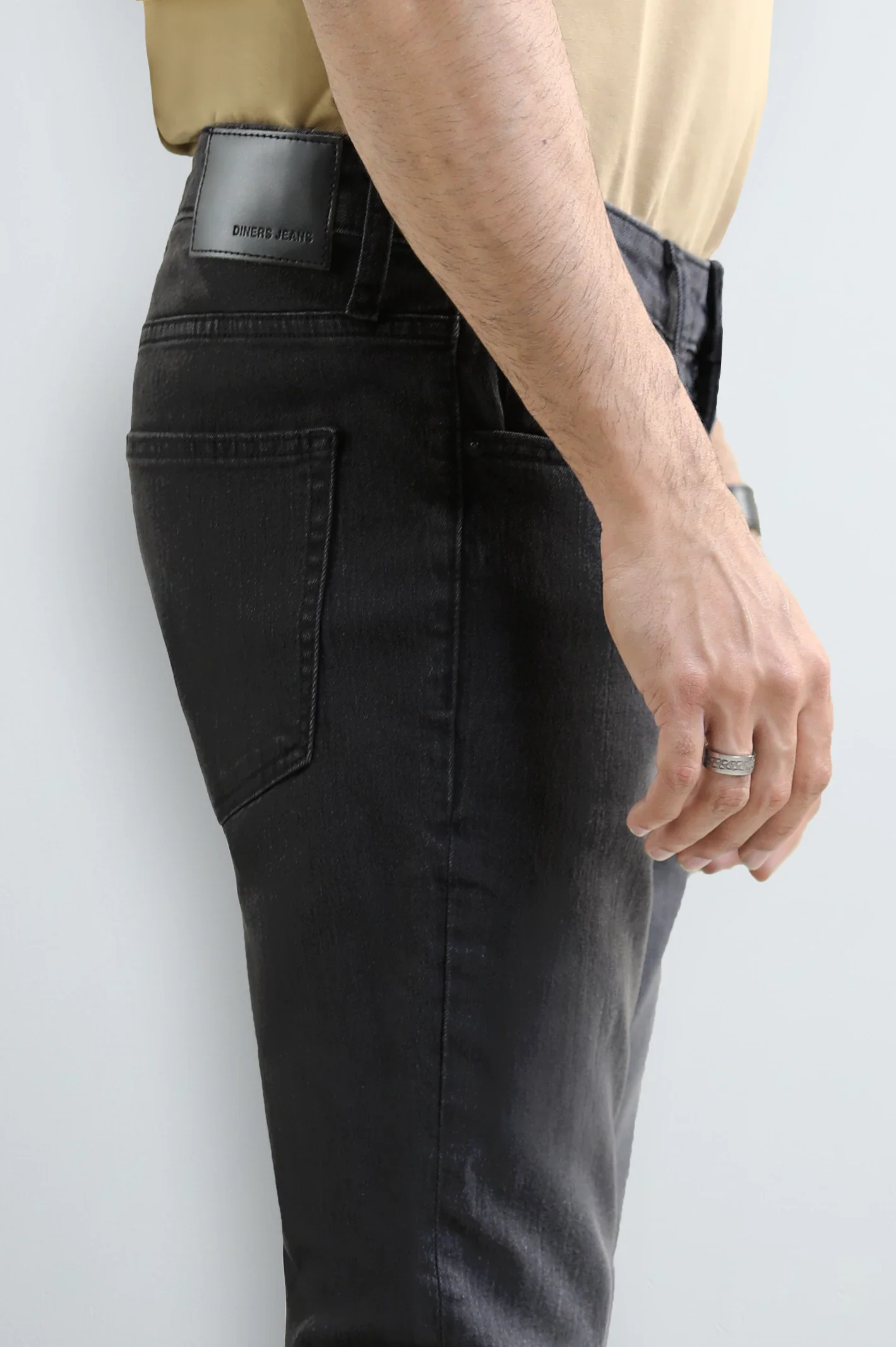 Black Slim Fit Jeans - Image 2